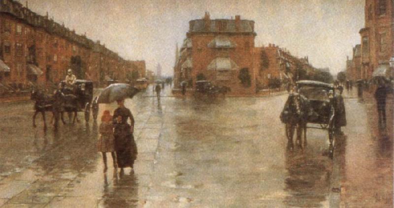 Childe Hassam Rainy Day china oil painting image